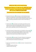 NURS 5434 FNP III UTA Family Nursing  &NewLine;Comprehensive Resource To Help You Ace 2026-2027 Exams &NewLine;Includes Frequently Tested Questions With ELABORATED &NewLine;100&percnt; Correct COMPLETE SOLUTIONS &NewLine;Guaranteed Pass First Attempt&excl;&excl; Current Update&excl;&excl;&NewLine;
