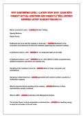 FDOT EarThwOrk LEvEL 1 LaTEsT 20262027 EXaM wITh&NewLine;COrrECT aCTUaL QUEsTIONs aND COrrECTLY wELL DEFINED&NewLine;aNswErs LaTEsT aLrEaDY GraDED a&plus; 