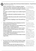 Clinical Nurse Leader CNL Certification Review Questions 2025-2026 &sol; King & Gerard Study Guide &sol; Score 100&percnt;