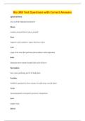Bio 348 Test Questions with Correct Answers