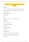 Bio 348 Drexel Exam Questions with Correct&NewLine;Answers