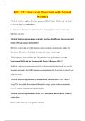 BIO 1322 Final Exam Questions with Correct&NewLine;Answers