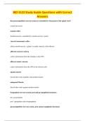 BIO 3122 Study Guide Questions with Correct&NewLine;Answers