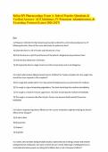 Relias RN Pharmacology Exam A- Solved Practice Questions & Verified Answers- ACE Inhibitors&comma; IV Potassium Administration&comma; & Toxicology Protocol &lpar;Latest 2026-2027&rpar;&period;pdf&NewLine;&NewLine;