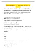 Classics 2902 Test &num;2 Questions with Correct&NewLine;Answers