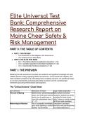 Elite Maine NFHS & MPA Cheer Safety Test Bank 2026&sol;2027 &vert; S-Tier USA Cheer Certification & Risk Management Exam Prep