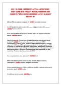 BSC 108 EXAM 3 KENNEDY &rsqb; ACTUAL LATEST 2026&vert;&NewLine;2027 EXAM WITH CORRECT ACTUAL QUESTIONS AND&NewLine;CORRECTLY WELL DEFINED ANSWERS LATEST ALREADY&NewLine;GRADED A&plus; 