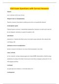 CSO Exam Questions with Correct Answers