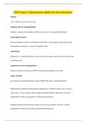CSO Exam 2 Questions with Correct Answers