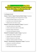 2026 GERONTOLOGY HESI PRACTICE &NewLine;QUESTIONS Comprehensive Nursing Gerontology &NewLine;Review 2026 Edition &vert; Verified Questions with &NewLine;Detailed Rationales