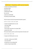 D103 Exam 1 Questions with Correct Answers