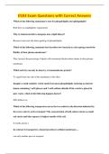 D103 Exam Questions with Correct Answers