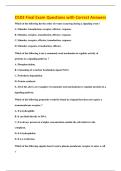 D103 Final Exam Questions with Correct Answers