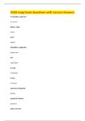 D103 Lang Exam Questions with Correct Answers
