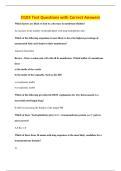 D103 Test Questions with Correct Answers