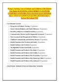 Wong's Nursing Care of Infants and Children 12th Edition &NewLine;Test Bank QUESTIONS AND CORRECT ANSWERS &NewLine;&lpar;VERIFIED ANSWERS&rpar; PLUS RATIONALES 2025&vert;2026 &NewLine;Q&A &vert; INSTANT DOWNLOAD PDF 2025&sol;2026 Q&A &vert; &NewLine;Instant Download PDF