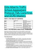 2026&sol;2027 Elite Alberta Traffic School Assessment Protocol&colon; TSA&comma; Care-First & DCPD Mastery &lpar;19&plus; S-Tier Scenarios&rpar;