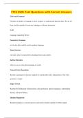 FTCE ESOL Test Questions with Correct Answers