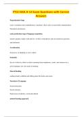 FTCE ESOL K-12 Exam Questions with Correct&NewLine;Answers