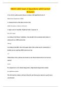 HECO 1322 Exam 2 Questions with Correct&NewLine;Answers