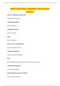 HECO 1322 Exam 2 Questions with Correct&NewLine;Answers