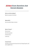 JD Next Exam Questions and Correct Answers &ndash; Contract Law Study Guide