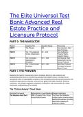 2026&sol;2027 The Elite Universal Real Estate Test Bank &vert; 19&plus; Advanced Practice Questions & Explanations &lpar;S-Tier&rpar;