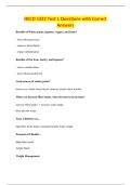 HECO 1322 Test 1 Questions with Correct&NewLine;Answers