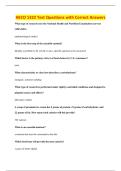 HECO 1322 Test Questions with Correct Answers