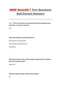 SNSP SonicOS 7 Test Questions and Correct Answers &ndash; Certification Exam Prep