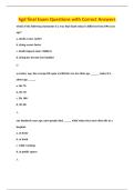 hgd final Exam Questions with Correct Answers