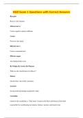 HGD Exam 1 Questions with Correct Answers