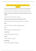 KLETC Ethics Exam Questions with Correct&NewLine;Answers