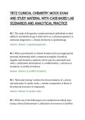 TIETZ CLINICAL CHEMISTRY MOCK EXAM&NewLine;AND STUDY MATERIAL WITH CASE-BASED LAB&NewLine;SCENARIOS AND ANALYTICAL PRACTICE