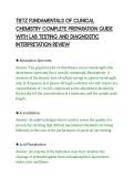 TIETZ FUNDAMENTALS OF CLINICAL&NewLine;CHEMISTRY COMPLETE PREPARATION GUIDE&NewLine;WITH LAB TESTING AND DIAGNOSTIC&NewLine;INTERPRETATION REVIEW
