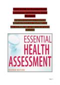 Janice Thompson &vert; Essential Health Assessment&comma; 2nd Edition&colon; Complete Exam Test Bank with Verified Questions & Answers for All Chapters 1&ndash;24