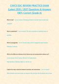 CIVICS EOC REVIEW PRACTICE EXAM &lpar;Latest 2026 2027 Questions & Answers 100- Correct -Grade A-&period;