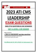 2023 ATI CMS Leadership Exams &lpar;3 Versions&rpar; - Complete Bundle