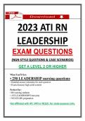 2023 ATI RN Leadership Exams &lpar;3 Versions&rpar; - Complete Bundle
