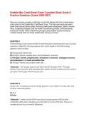 Freddie Mac CreditSmart Exam Complete Study Guide & Practice Questions &lpar;Latest 2026-2027&rpar;