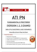 2023 ATI PN Fundamentals Proctored Exam &lpar;3 Versions&rpar; &ndash; 2023 Fundamentals NGN Questions and Case Scenarios &lpar;Actual PDF&rpar;