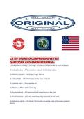 CA SIP UPDATED COMPREHENSIVE TEST QUESTIONS AND ANSWERS SURE 