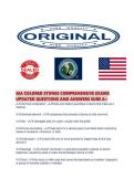 GIA COLORED STONES COMPREHENSIVE EXAMS UPDATED QUESTIONS AND ANSWERS SURE 