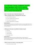 LA 4-50 Solar Energy Equipment Installer Exam Questions And Correct Answers &lpar;Verified Answers&rpar; Plus Rationales 2026 Q&A &vert; Instant Download Pdf&NewLine;