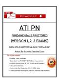 2023 ATI PN Fundamentals Proctored Exam &lpar;3 Versions&rpar; &ndash; 2023 Fundamentals NGN Questions and Case Scenarios &lpar;Actual PDF&rpar;