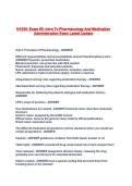 N1030&colon; Exam &num;3&colon; Intro To Pharmacology And Medication Administration Exam Latest Update