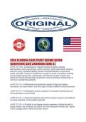 2026 FLORIDA CAM STUDY EXAMS GUIDE QUESTIONS AND ANSWERS SURE 