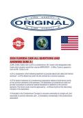 2026 FLORIDA CAM ALL QUESTIONS AND ANSWERS SURE