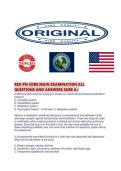 REX-PN CORE MAIN EXAMINATION ALL&NewLine;QUESTIONS AND ANSWERS SURE A&plus;
