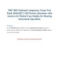 NBC-HIS Prep 2026&colon; 120 Exam Questions & Answers&NewLine;&NewLine;